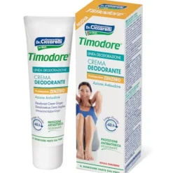 Timodore Crema Deodorante Piedi 48H allo Zenzero 50 ml