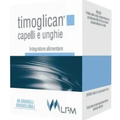 Timoglican Capelli e Unghie 60 Granuli - Integratore Capelli e Unghie