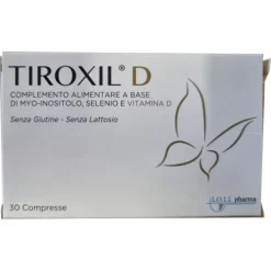 Tiroxil D 30 Compresse - Integratore Benessere Tiroide e Ossa