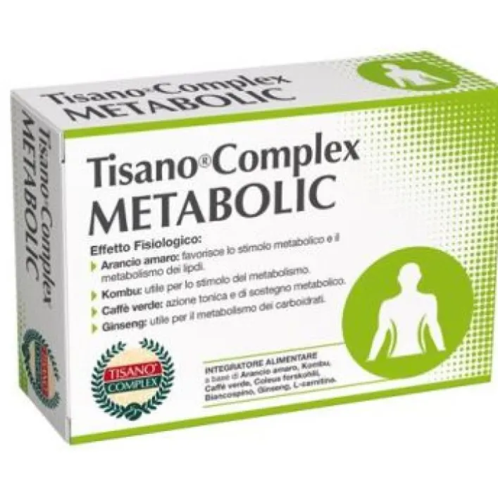 Tisanoreica Tisano Complex Metabolic 30 Compresse - Integratore Dimagrante
