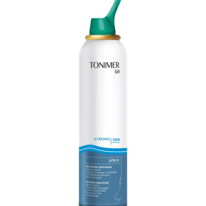 Tonimer Lab Spray Naso Getto Strong Soluzione Salina Isotonica 125 ml