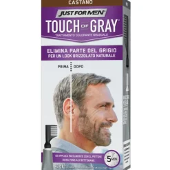 Touch of Gray Trattamento Colorante per Uomo Castano 40 ml