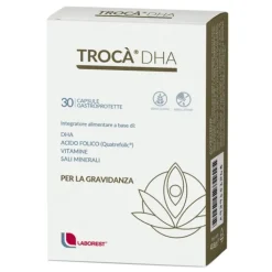 Troca' DHA 30 Capsule - Integratore Vitamine e Minerali per Gravidanza e Allattamento