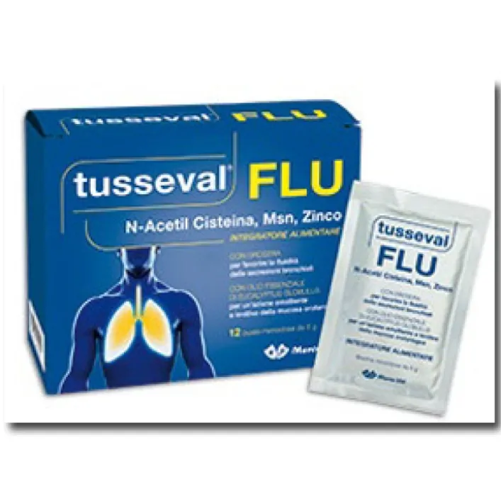 Tusseval Flu Viti 12 Buste - Integratore Fluidificante