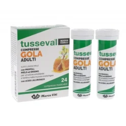 Tusseval Gola Viti Adulti 24 Compresse - Integratore Alimentare