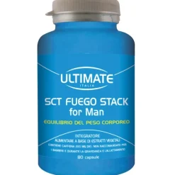 Ultimate Sport SCT Fuego Stack Man 80 Capsule - Integratore Dimagrante Uomo