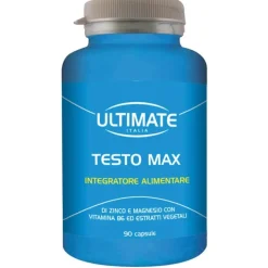 Ultimate Sport Testo Max 90 Capsule - Integratore di Zinco e Magnesio