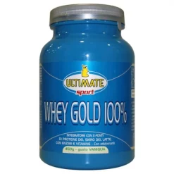 Ultimate Sport Whey Gold 100% Gusto Vaniglia 450 grammi - Integratore Proteico