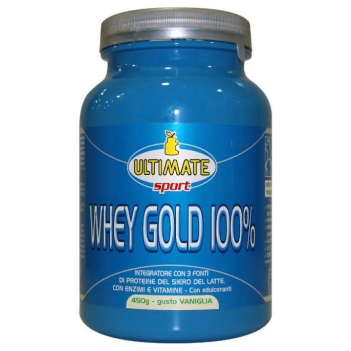 Ultimate Sport Whey Gold 100% Gusto Vaniglia 450 grammi - Integratore Proteico