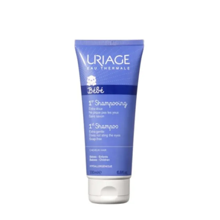 Uriage Bebè Shampoo Extra Delicato Senza Sapone per Neonati e Bambini 200 ml