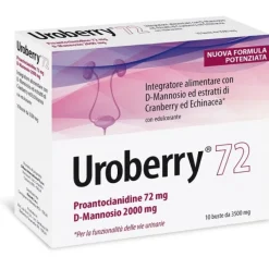 Uroberry 72 10 Buste - Integratore Benessere Vie Urinarie