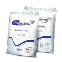 UroSystem Sacche da Letto senza Valvola di Scarico Tubo 130 cm 30 pezzi