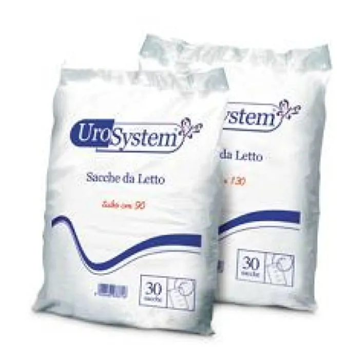 UroSystem Sacche da Letto senza Valvola di Scarico Tubo 130 cm 30 pezzi
