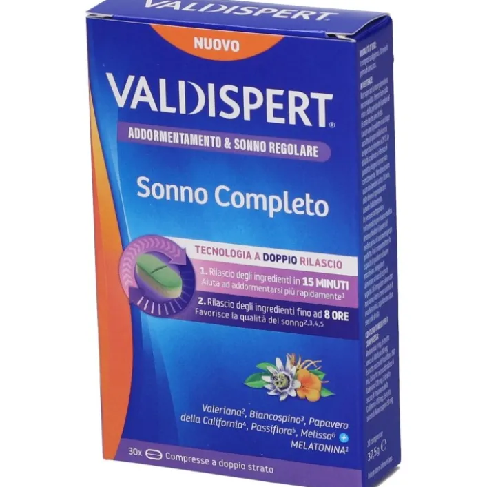 Valdispert Sonno Completo 30 Compresse - Integratore Alimentare
