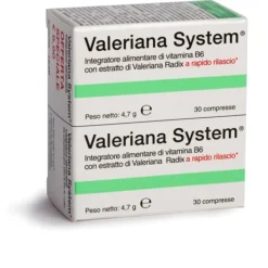Valeriana System 30 + 30 Compresse - Integratore Alimentare