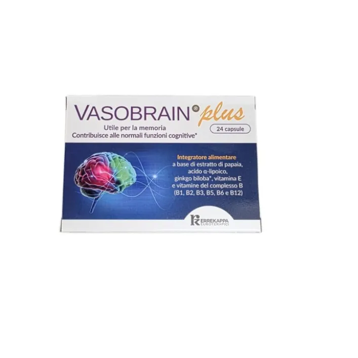Vasobrain Plus 24 Capsule - Integratore Benessere Cerebrale