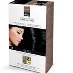 Vebix-Color Tintura per Capelli Permanente Naturale 1.0 Nero