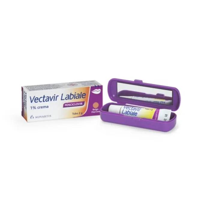 Vectavir Labiale 1% Crema Antivirale Penciclovir 2 grammi