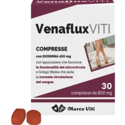 Venaflux Viti 30 Compresse - Integratore per il Microcircolo