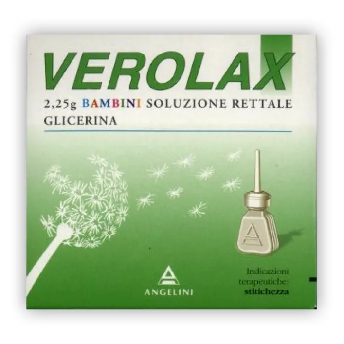 Verolax Bambini Soluzione Rettale 2,25 grammi 6 Clismi