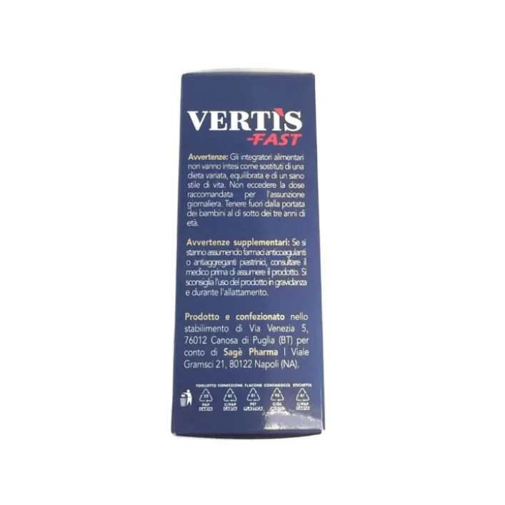Vertis Fast Gocce 30 ml - Integratore Microcircolo