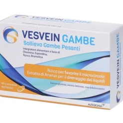 Vesvein Gambe Sollievo 60 compresse - Integratore Gambe Pesanti