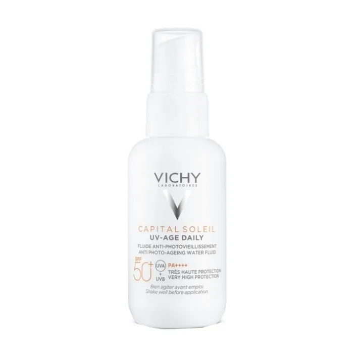 Vichy Capital Soleil UV-Age Fluido Solare SPF 50+ Protezione Molto Alta 40 ml