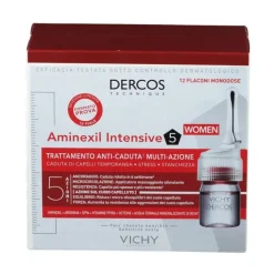 Vichy Dercos Aminexil Intensive 5 Trattamento Anticaduta Donna 12 Fiale 6 ml
