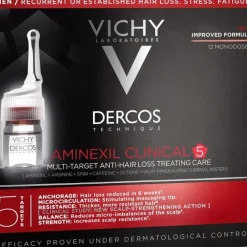 Vichy Dercos Aminexil Intensive 5 Trattamento Anticaduta Uomo 12 Fiale 6 ml