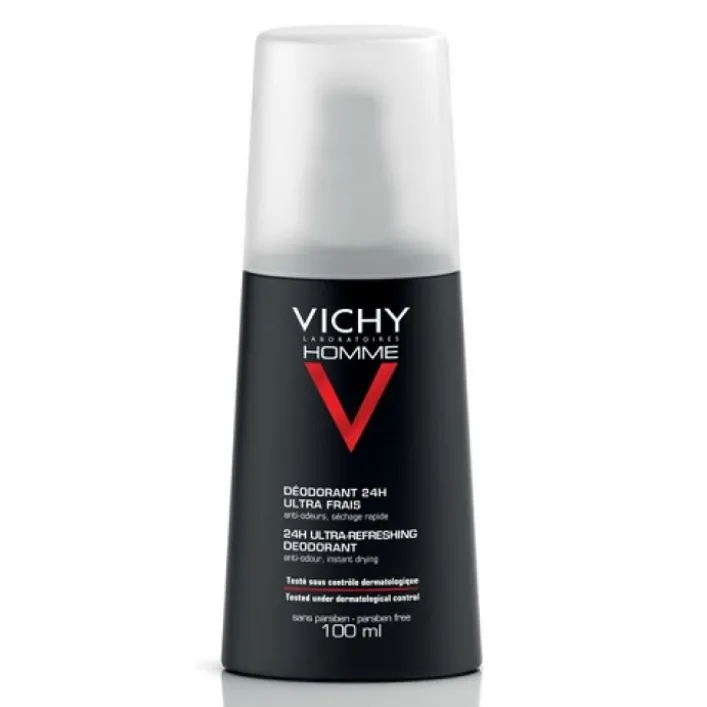 Vichy Homme Deodorante Vapo 100 ml