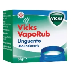 Vicks Vaporub Canfora Unguento per Uso Inalatorio 50 grammi