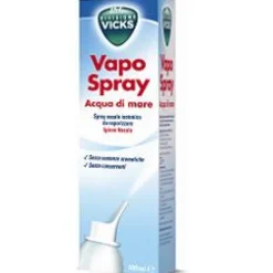 Vicks Vapo Spray Acqua di Mare Isotonico per Igiene Nasale 100 ml
