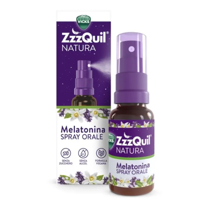 Vicks ZzzQuil Natura Spray Orale 30 ml - Integratore Benessere Sonno