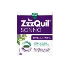 Vicks ZzzQuil Sonno Tutta 28 compresse - Integratore Benessere e Sonno