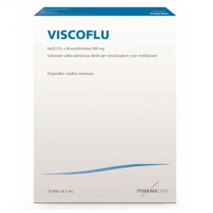 ViscoFlu Soluzione Salina Ipertonica Nebulizzante 10 Flaconcini