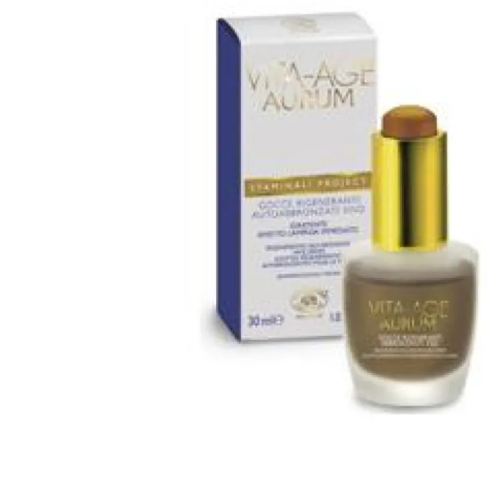 Vita-Age Aurum Gocce Rigeneranti Autoabbronzanti Viso 30 ml