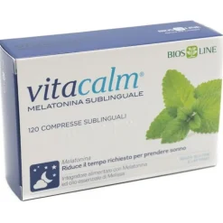 VitaCalm Melatonina 1mg 120 Compresse - Integratore Sonno