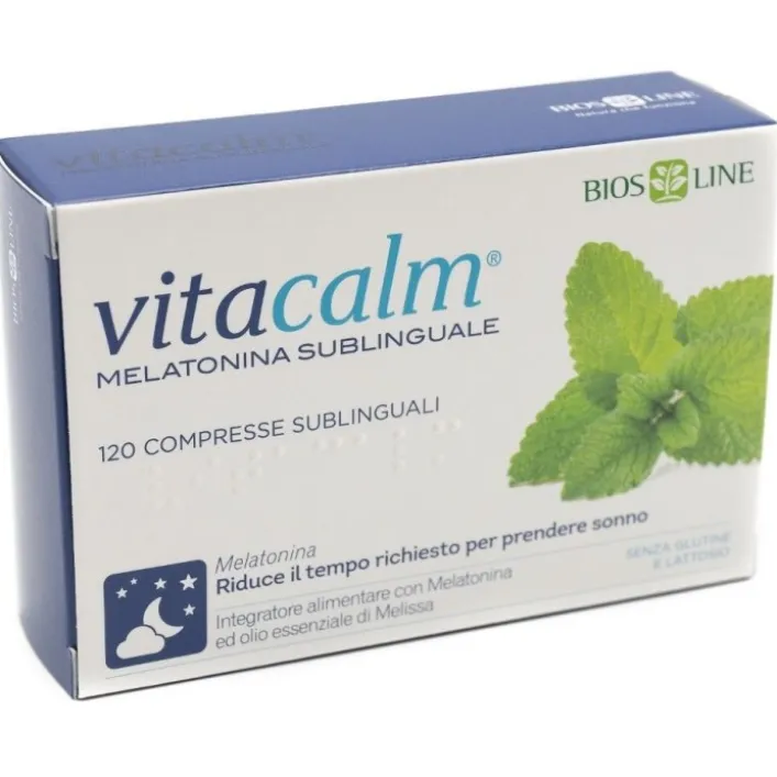 VitaCalm Melatonina 1mg 120 Compresse - Integratore Sonno