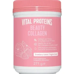 Vital Proteins Beauty Collagen Fragola e Limone 271 grammi - Integratore di Collagene