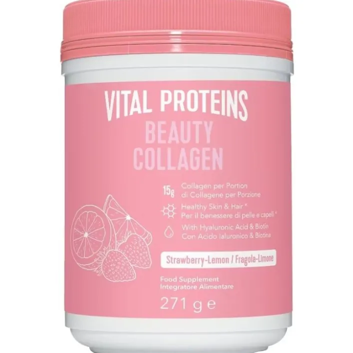 Vital Proteins Beauty Collagen Fragola e Limone 271 grammi - Integratore di Collagene