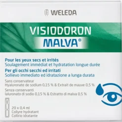 Weleda Visiodoron Malva Collirio Occhi Secchi 20 Flaconcini Monodose