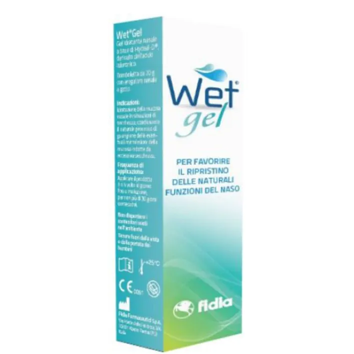 Wet Gel Nasale Rinologico Idratante con Acido Ialuronico 20 ml