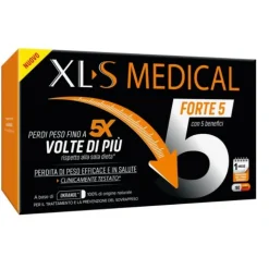 XL-S Medical Forte 5 180 Capsule -Trattamento per Perdita di Peso 1 Mese di Trattamento