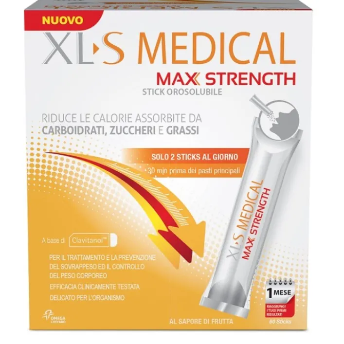 XL-S Medical Max Strenght Perdita Peso 60 Stick