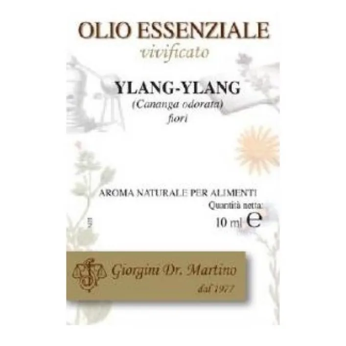 Ylang Ylang Olio Essenziale 10 ml Dr. Giorgini - Aroma per Alimenti