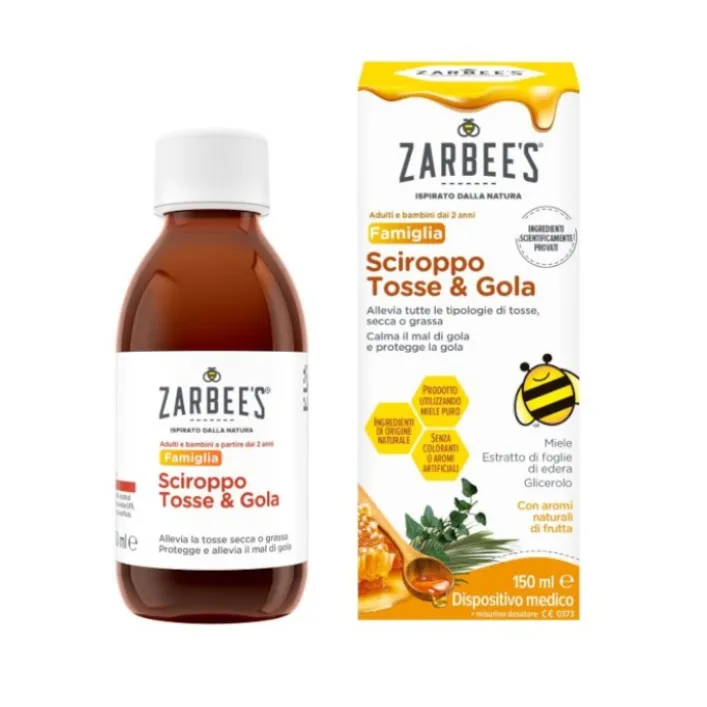 Zarbee's Sciroppo Tosse e Gola 150 ml