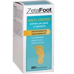 Zeta Footing Polvere Anti Odore per Piedi e Calzature 75 grammi