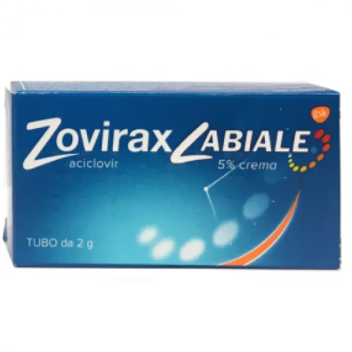 Zovirax Labiale 5% Crema Aciclovir 2 grammi