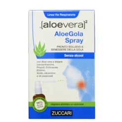 Zuccari AloeVera2 AloeGola Spray 30 ml - Spray Benessere della gola