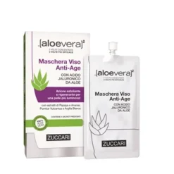Zuccari AloeVera2 Maschera Viso Antiage 4 Sacchetti da 20 ml